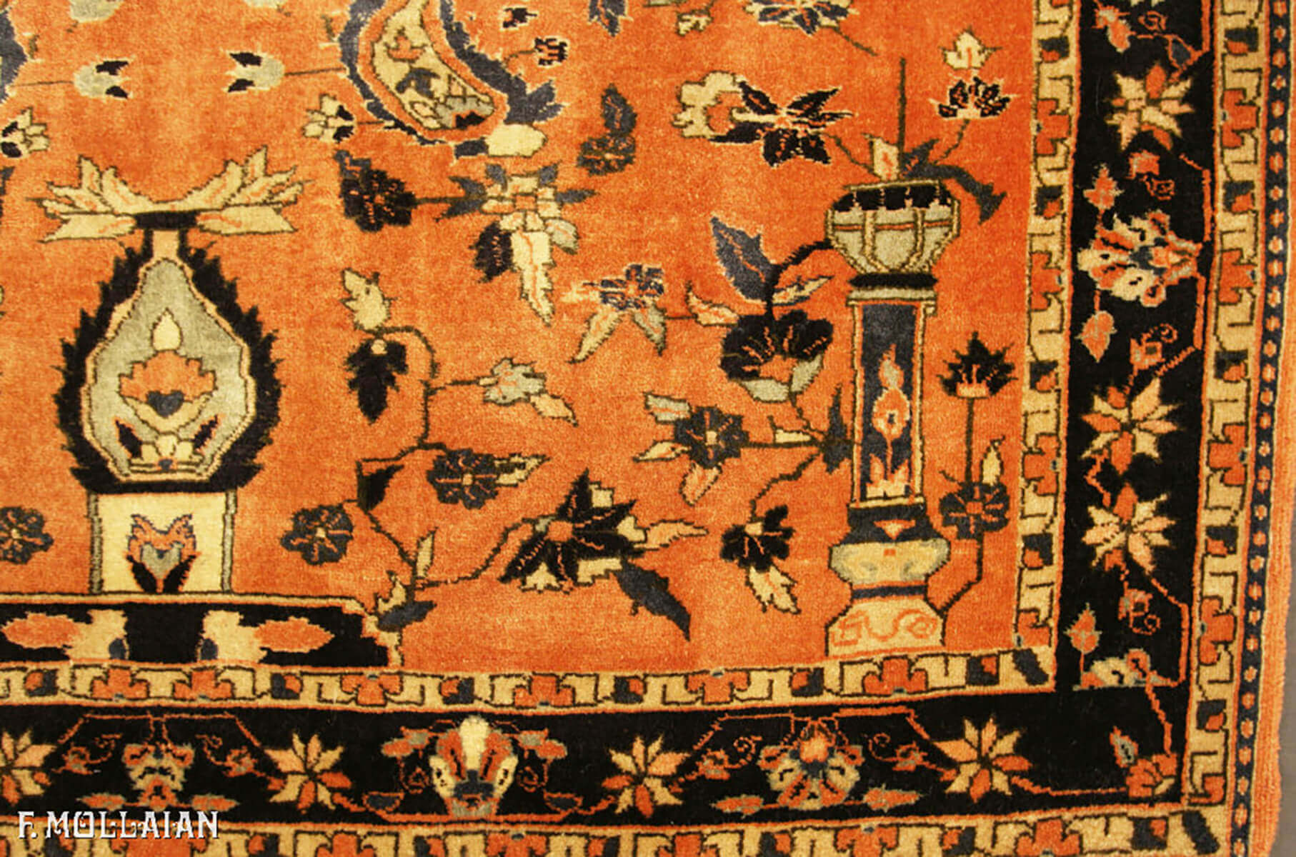 Semi-Antique Persian Saruk Rug n°:45459941